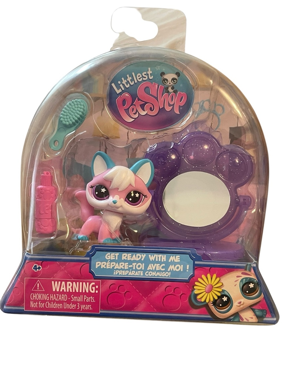Littlest Pet Shop G7 #447 - FOX - Get Ready With Me w/ Mirror & Accessories NIB